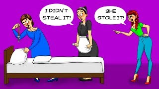 DO YOU BELIEVE THE MAID? 11 CRIME RIDDLES TO TEST YOUR LOGIC DO YOU BELIEVE THE MAID? 11 CRIME RIDDLES TO TEST YOUR LOGIC