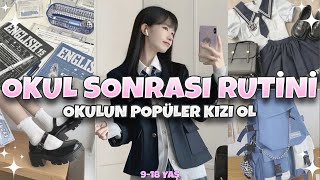 Okul Sonrasi Ruti̇nvakti̇ni̇ Değerli̇ Harca