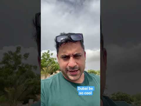 Dubai summer heat brought down thru cloud seeding!