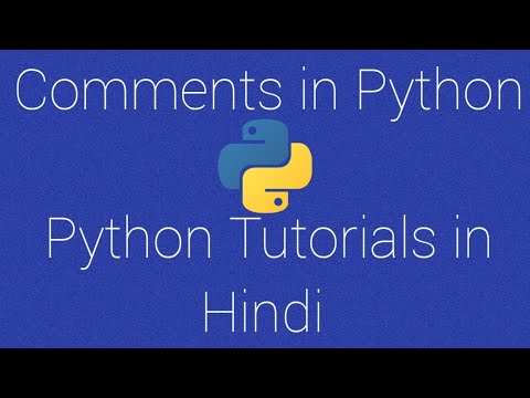 Comments in Python in Hindi|| Barebones of Python Program || Python ...