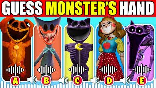 IMPOSSIBLE Guess The MONSTER By HANDS + EMOJI & VOICE | Poppy Playtime Chapter 3 | Smiling Critters