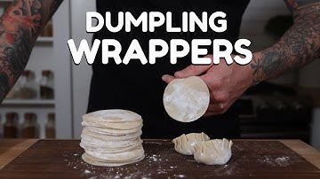 How To Make Dumpling Wrappers From Scratch | Kitchen Aid Pasta Attachment