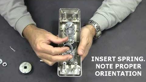 Changing the Handing of the YALE 626F Trim Handing Video