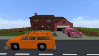 Large Scale Simpson's House in Minecraft