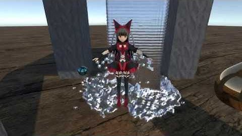 Screen space fluid rendering test