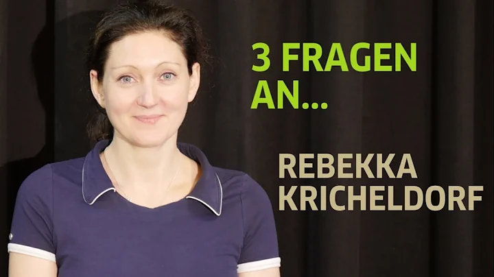 3 Fragen an Rebekka Kricheldorf