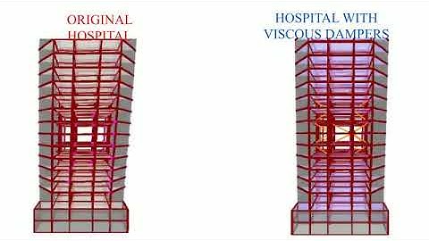 14 STORY HOSPITAL with viscous dampers