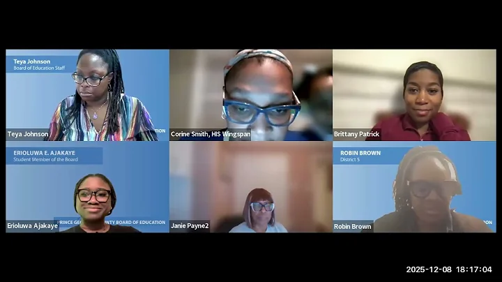 Board of Education Disability Issues Advisory Board Meeting December 8, 2025