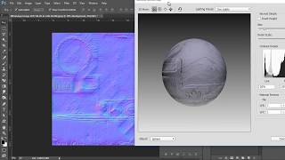 Making bump map and normal map in Photoshop