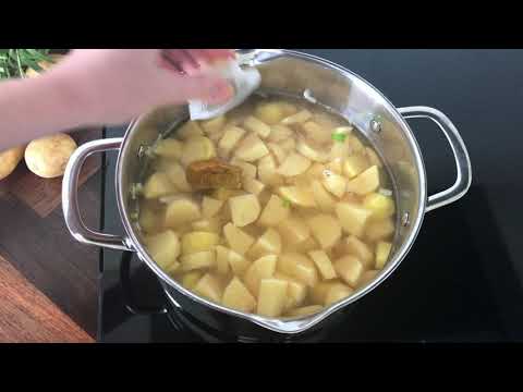 Video: Kartoffelsuppe Med Kødboller