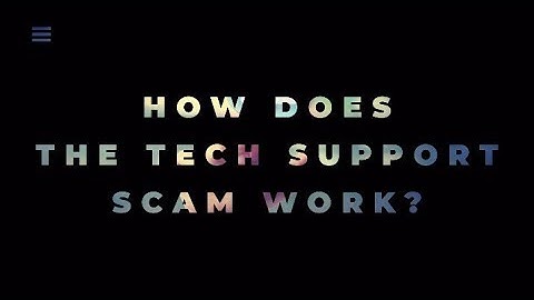 Tip Tuesday - The Tech Support Scam