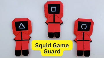 Squid Game: The Ultimate Paper Guard Challenge! / Origami Squid Game Guard
