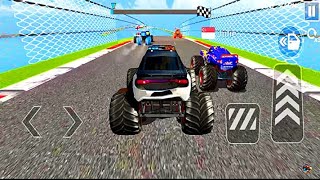 Monster Car Mega Ramp Racing #122 - Impossible GT Car Stunts Driving - Gadi game - Android Gameplay