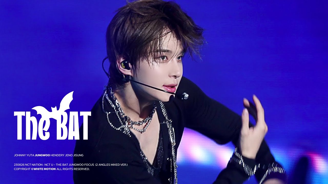 [4K] 230826 NCT NATION : NCT U - THE BAT 정우 JUNGWOO FOCUS (2 ANGLES MIXED VER.)