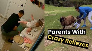 Parents with LifeSaving Reflexes  | Close Call Moments