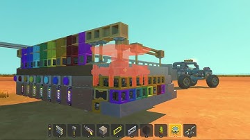 Scrap Mechanic - Monorail / Train System And Spawning