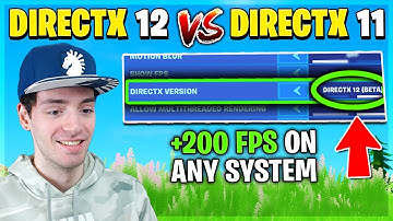 Fortnite DirectX 11 VS DirectX 12 (FPS Comparison + FPS Boost Guide) - Fortnite Chapter 2