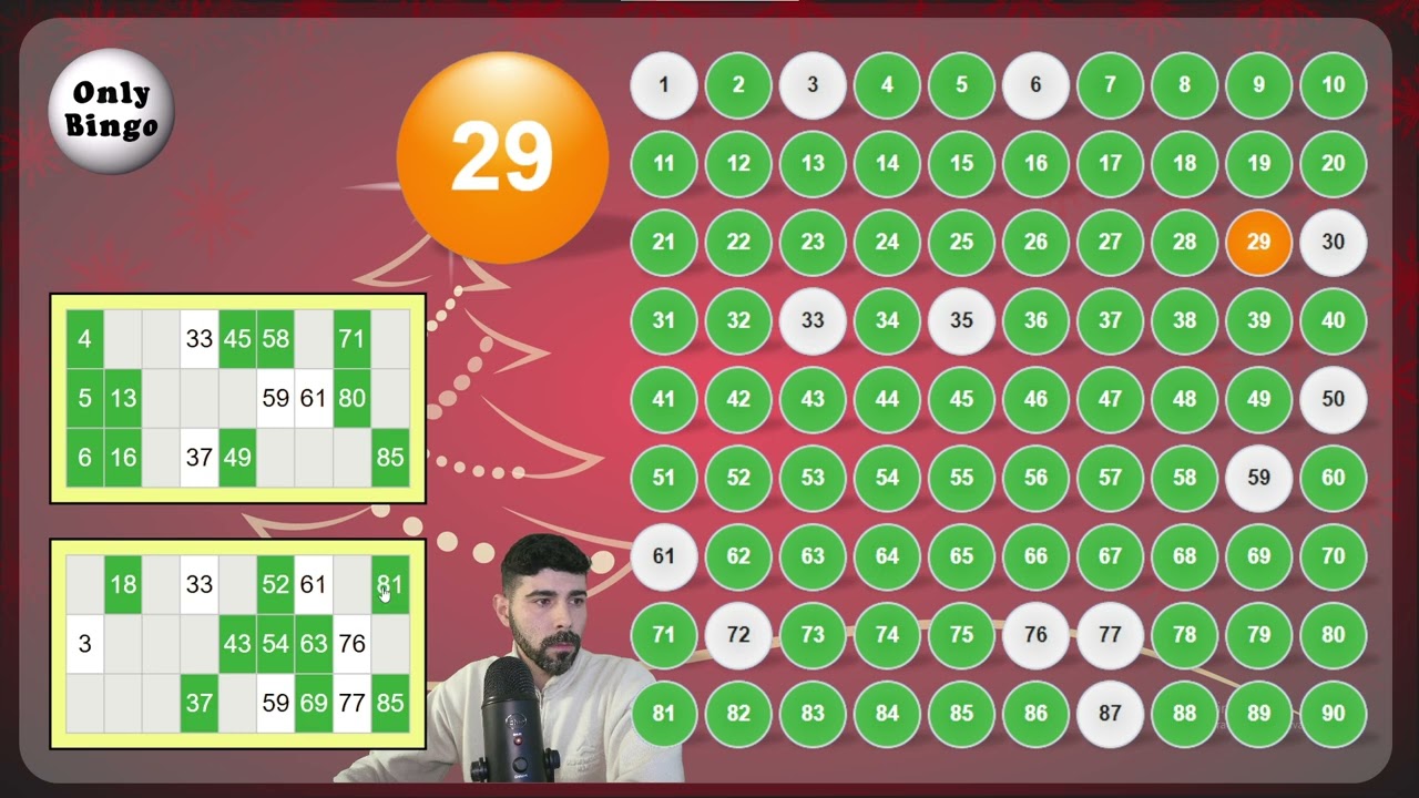 Christmas special BINGO CALLER 90 BALL - Game 42-45