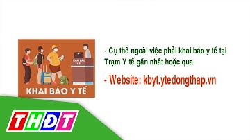 Đồng Tháp: Hướng dẫn tạm thời giám sát người về từ vùng có dịch | THDT