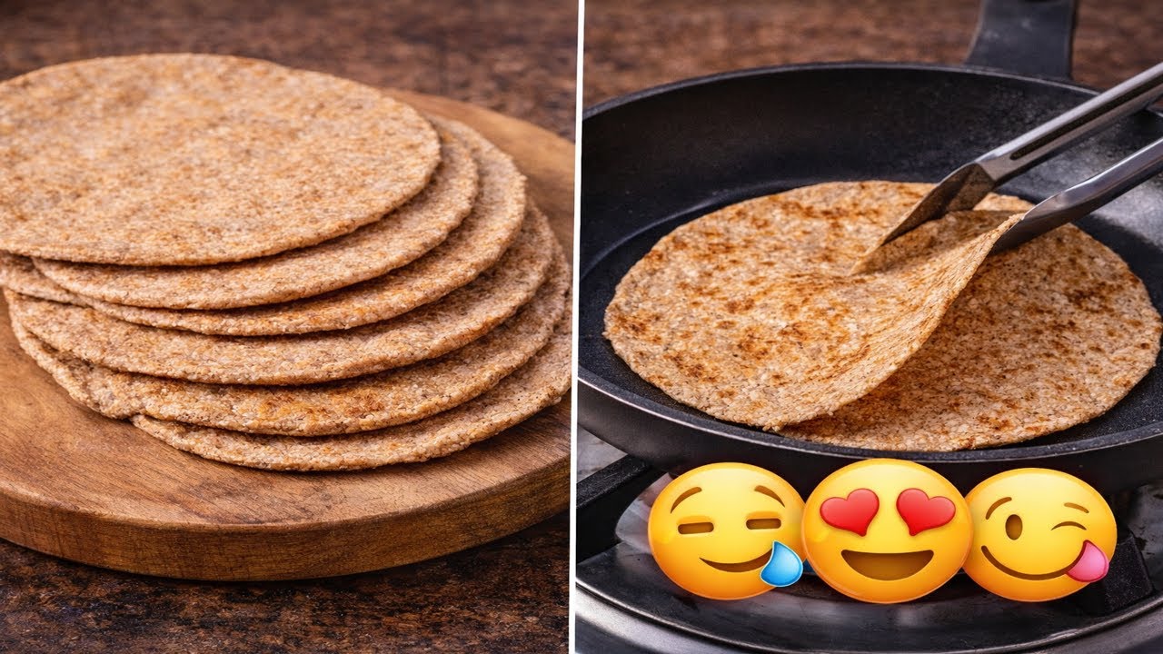 طريقة عمل عيش الردة أو عيش الدايت باسهل طريقة وعلي البوتجاز توووحفة جداا