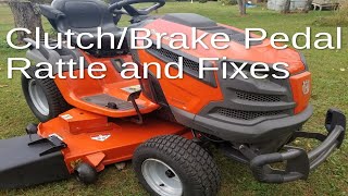 Husqvarna Lawn Mower Tractor Brake Clutch Rattle Vibration Noise Forensic Analysis and Fix