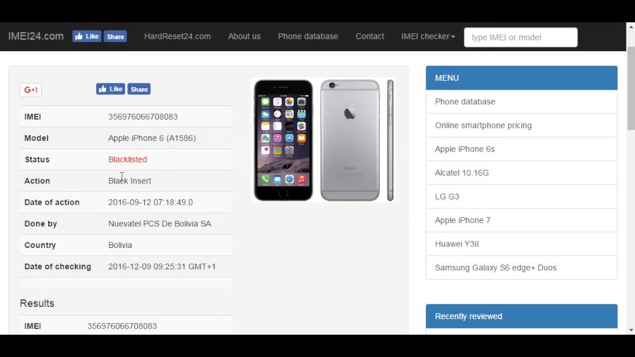 Verifica IMEI iPhone