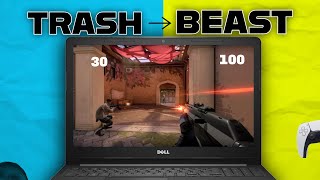 How I Turned My Old Laptop into a Gaming Beast | Valorant FPS Test