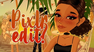 soo i tried making an edit on pixlr... // Glowing Sparks MSP