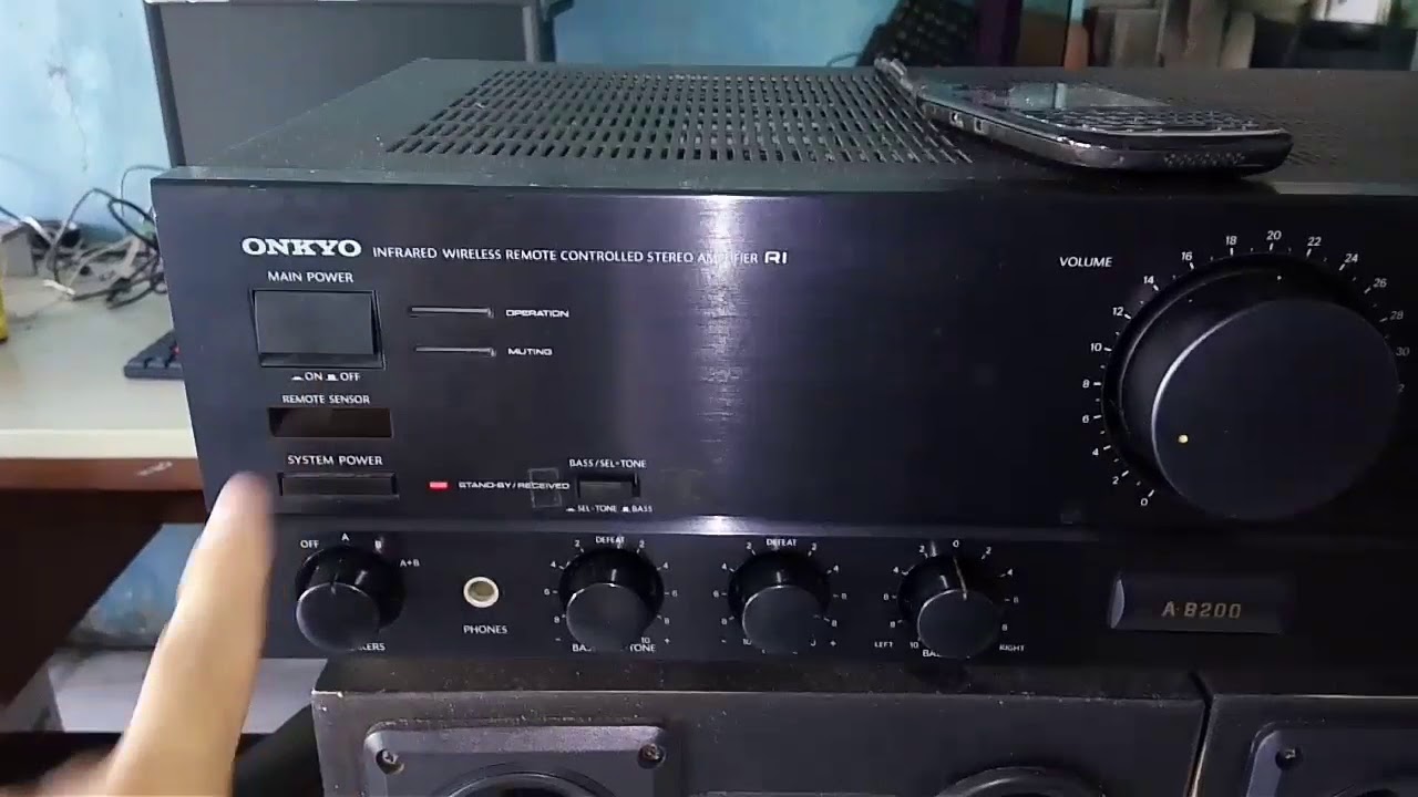 ONKYO Stereo Amplifier A8200 YouTube