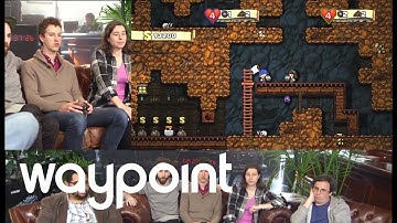 The Waypoint Team Plays Spelunky Co-Op - #waypoint72 Game 1