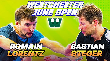 Romain Lorentz Vs Bastian Steger Table Tennis Center June 2023 Open Round of 16 4K HD!