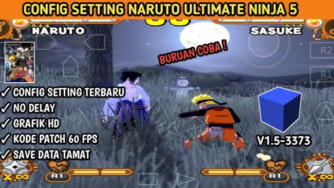 Cara Pasang Save Data Naruto Ultimate Ninja 5 (AetherSX2) 