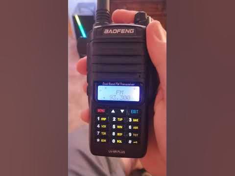 #Baofeng #UV-9R+ FM radio buttons 