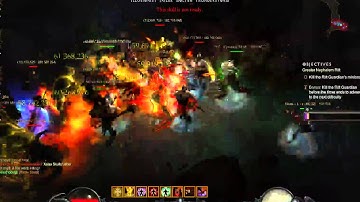 Diablo 3 RoS Holy Shotgun Crusader Build Greater Rift Level 30 and Level 25