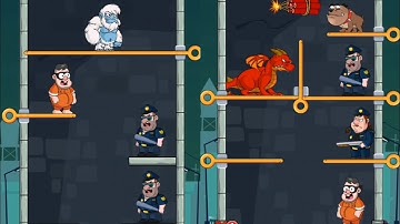 Prison Pin Rescue 71-75 Levels