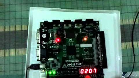Digilent Nexys 2 Board - Simple Seven Segment Display Project