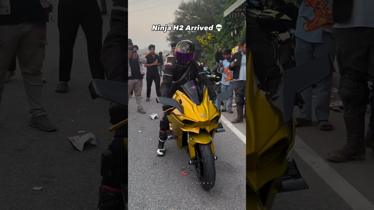 Ninja H2 arrived 💀💀 On Sunday Ride 🔥🔥