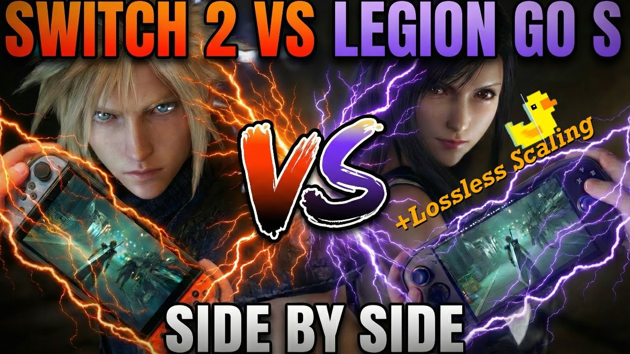 Legion Go S Vs Nintendo Switch 2 Final Fantasy VII Remake Intergrade