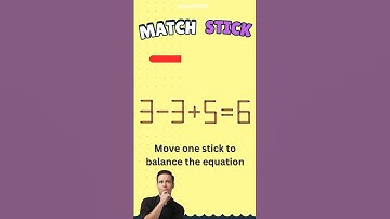😮 Tricky Puzzle Alert! Move One Stick to Balance It! #BrainTest #SmartPuzzle
