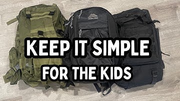 KID BUG OUT BAGS 10 SIMPLE ITEMS EVERY BAG SHOULD HAVE