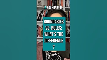 The REAL Difference Between Setting Boundaries and Making Rules!