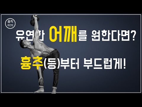 흉추가동성 향상을 위한 5가지 운동! (어깨스트레칭, 흉추스트레칭)