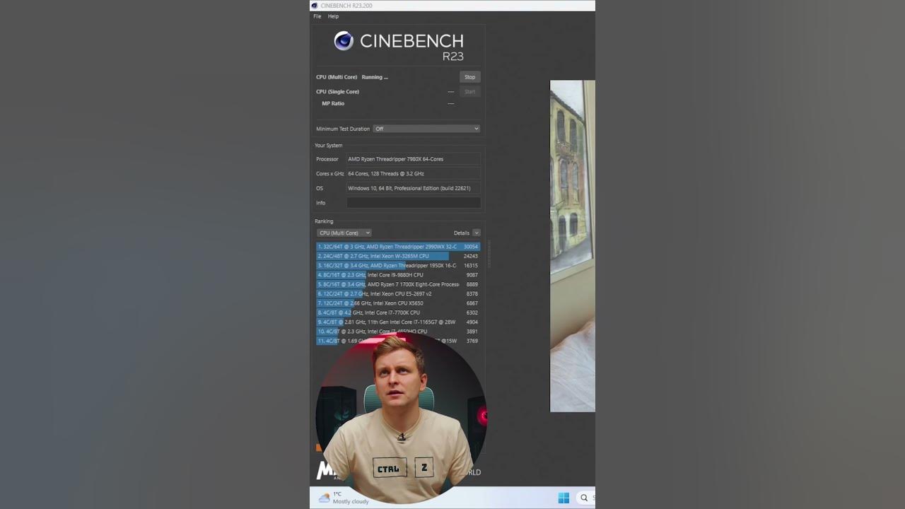 Tech Notice Exploring the CPU Performance Cinebench Benchmark Results and Analysis YouTube