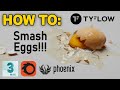Smash Eggs with TyFlow and Phoenix FD | 3dsMax, Corona
