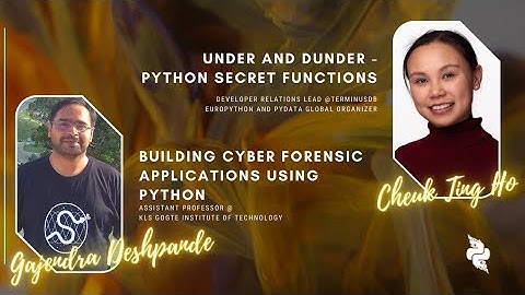 ThaiPy July - Python secret functions + Cyber Forensic in Python