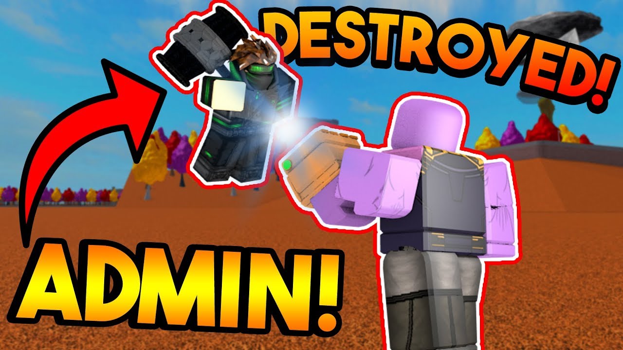 Destroying A Roblox Admin Roblox Super Power Training Simulator - admin youtube simulator roblox