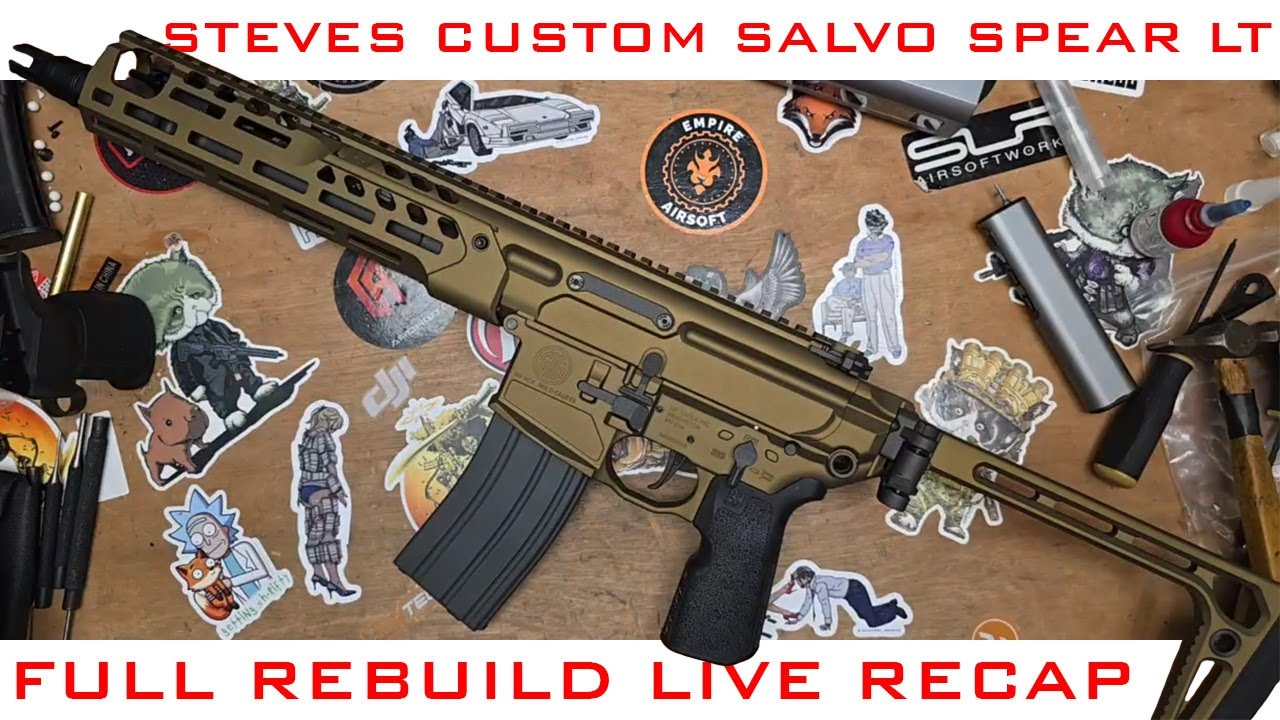 Building Steve's Salvo Precision Spear - Twitch Livestream Replay