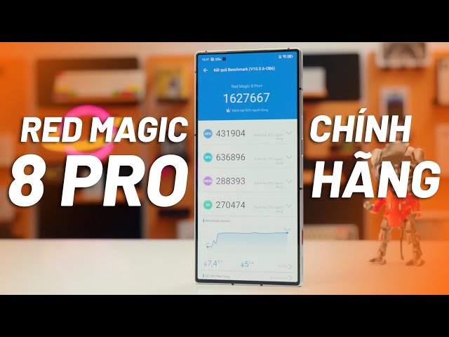 ĐẬP HỘP RED MAGIC 8S PRO CHÍNH HÃNG  - GAMING PHONE SNAP8GEN2, AMOLED 120HZ, PIN 6.000MAH SẠC NHANH!