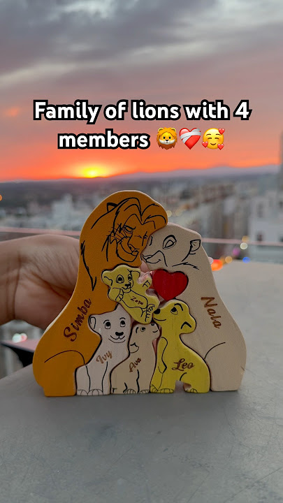 Take advantage of the discounts we have 🥰 #woodenart #wooddesigner #wooden #disney #family #lions