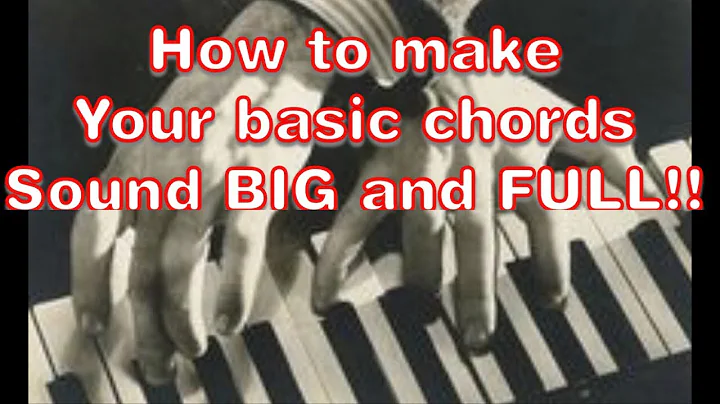 How to Play Basic Major Chords and Make Them Sound...
